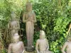 Artikelbild 3 des Artikels “Stehender Buddha, Steinguss, 192cm Höhe “